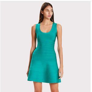 ⭐️ HERVE LEFER PARIS SCOOPED SLEEVELESS A-LINE DRESS